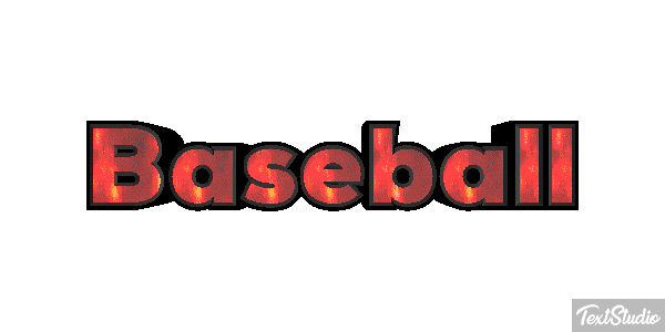 Baseball Efecto de texto