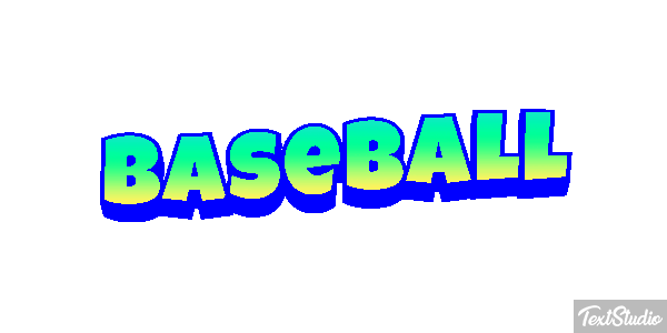 Baseball Efecto de texto
