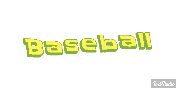 Baseball Efecto de texto