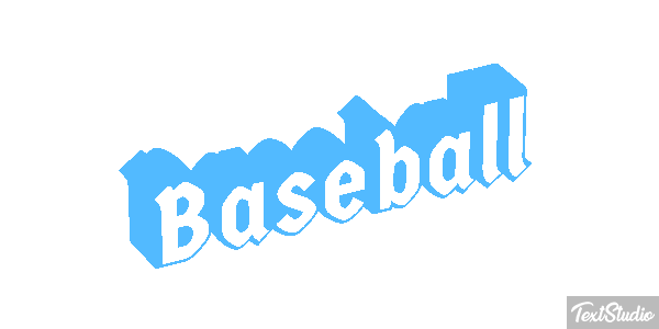 Baseball Efecto de texto