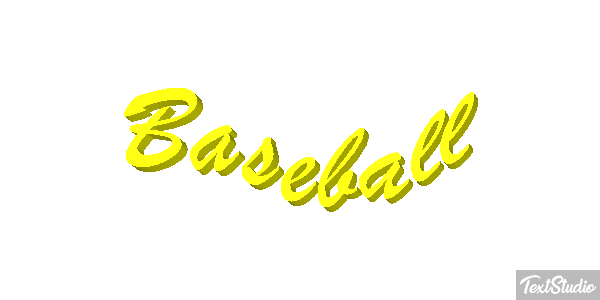 Baseball Efecto de texto