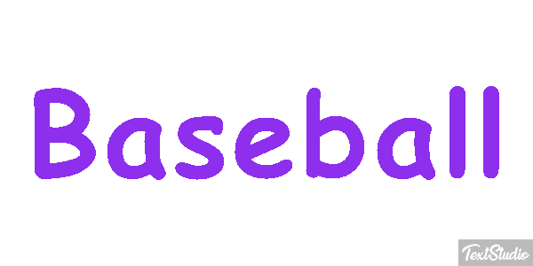 Baseball Efecto de texto