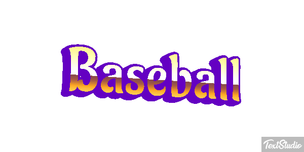 Baseball Efecto de texto