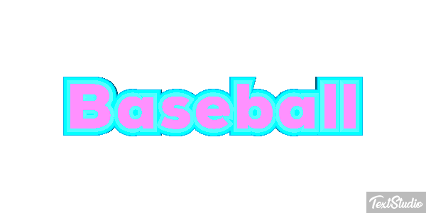 Baseball Efecto de texto