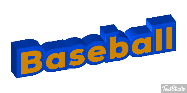 Baseball Efecto de texto