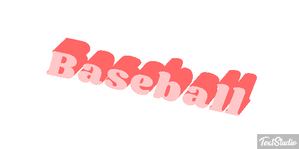 Baseball Efecto de texto