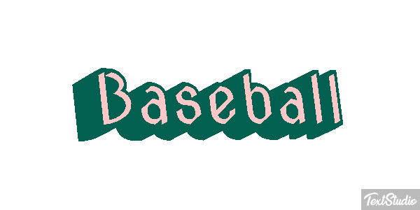 Baseball Efecto de texto