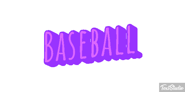 Baseball Efecto de texto