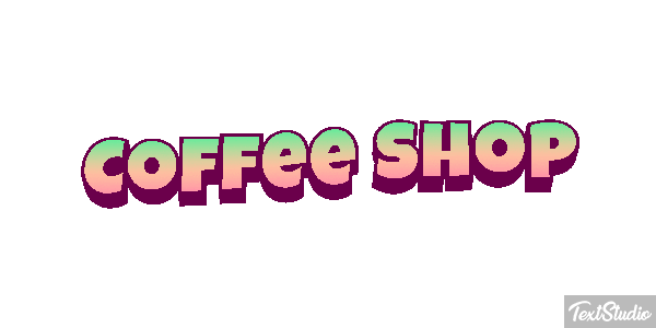 Coffee Shop Metin efekti
