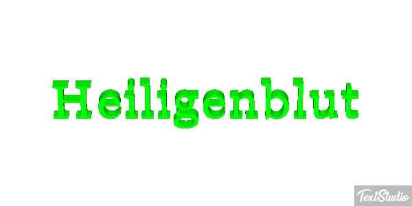Heiligenblut テキスト効果