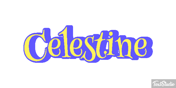 Celestine Text effect