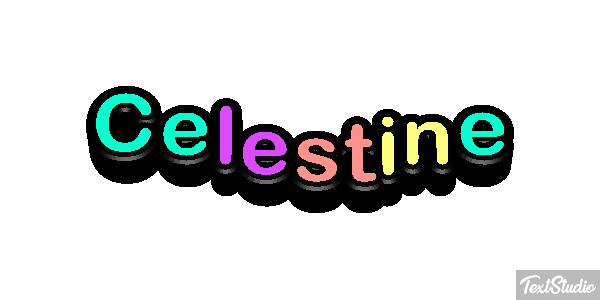 Celestine Text effect