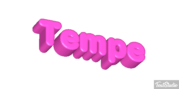 Tempe Efecto de texto