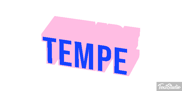 Tempe Efecto de texto