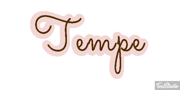 Tempe Efecto de texto