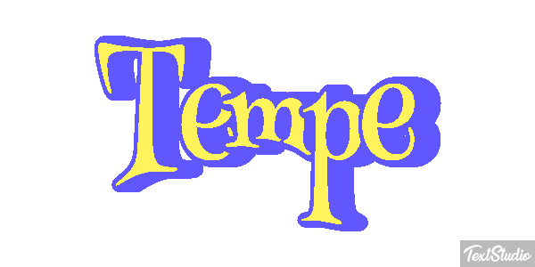 Tempe Efecto de texto