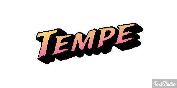 Tempe Efecto de texto