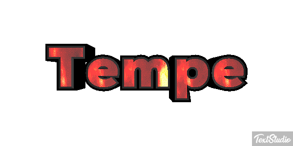 Tempe Efecto de texto
