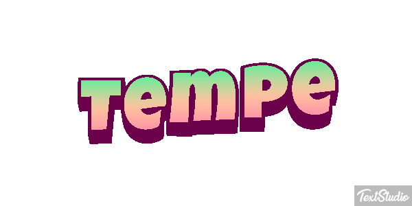 Tempe Efecto de texto