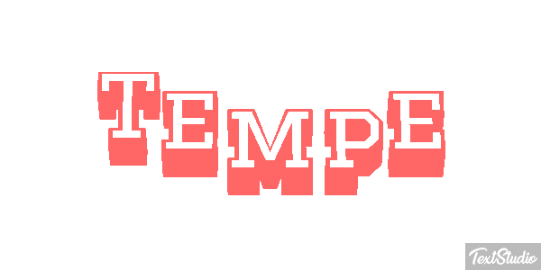 Tempe Efecto de texto