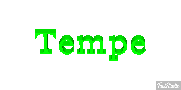 Tempe Efecto de texto