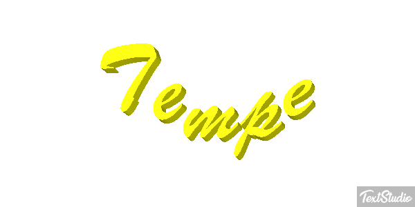 Tempe Efecto de texto