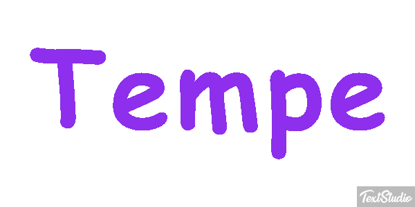 Tempe Efecto de texto