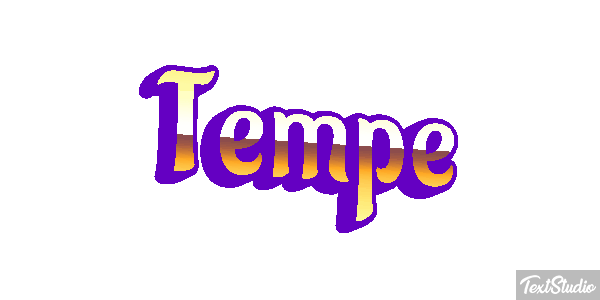 Tempe Efecto de texto