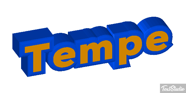Tempe Efecto de texto
