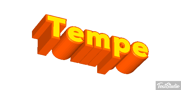 Tempe Efecto de texto