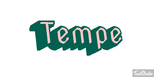 Tempe Efecto de texto