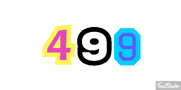 499 Effetto testo