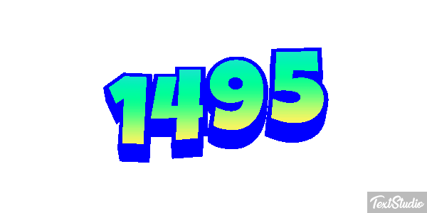 1495 Text effect