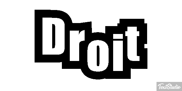 Droit Effet de texte