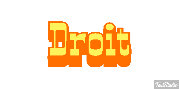 Droit Effet de texte