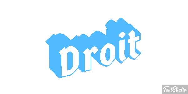 Droit Effet de texte