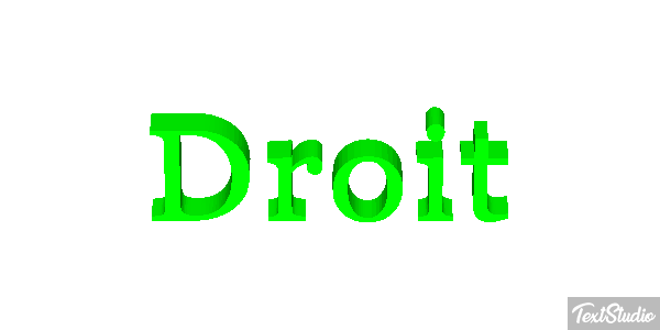 Droit Effet de texte