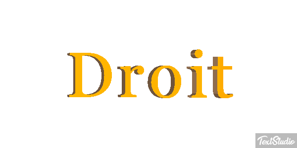 Droit Effet de texte