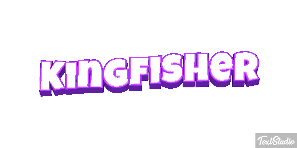 Kingfisher Text effect