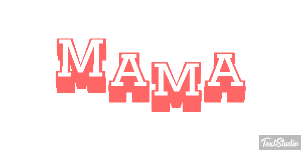 Mama テキスト効果