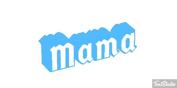 Mama テキスト効果