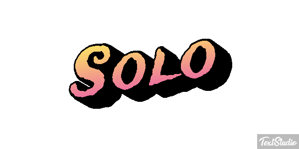 Solo Efeito do texto