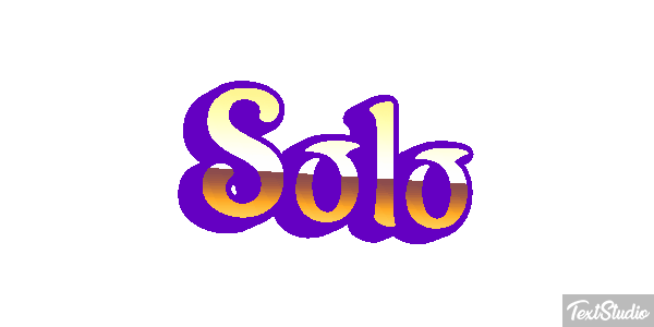 Solo Efeito do texto