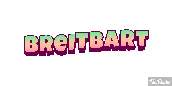Breitbart Text effect