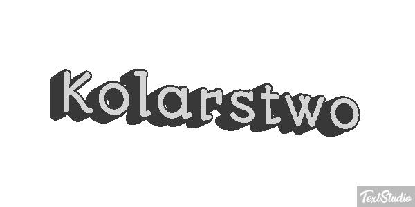 Kolarstwo Text effect