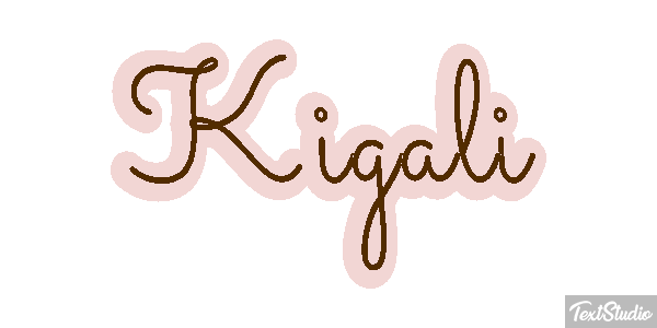 Kigali Efecto de texto