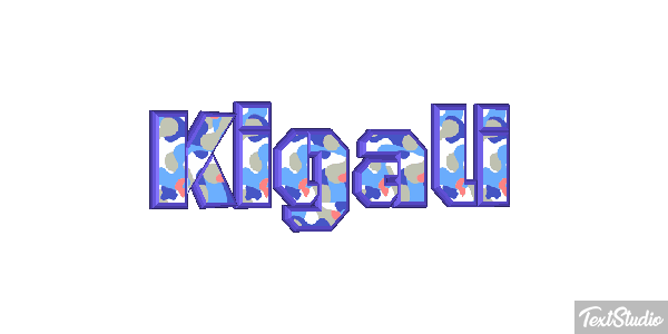 Kigali Efecto de texto