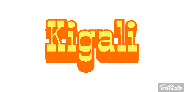 Kigali Efecto de texto