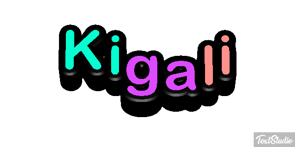Kigali Efecto de texto