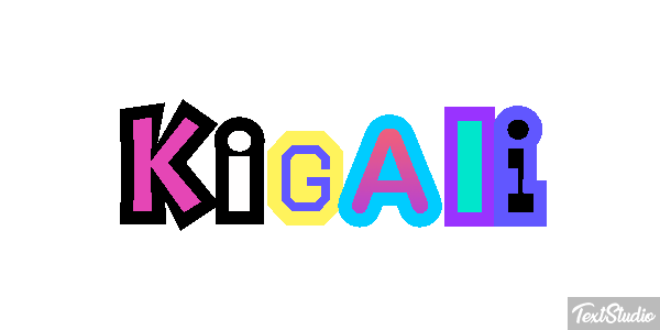 Kigali Efecto de texto